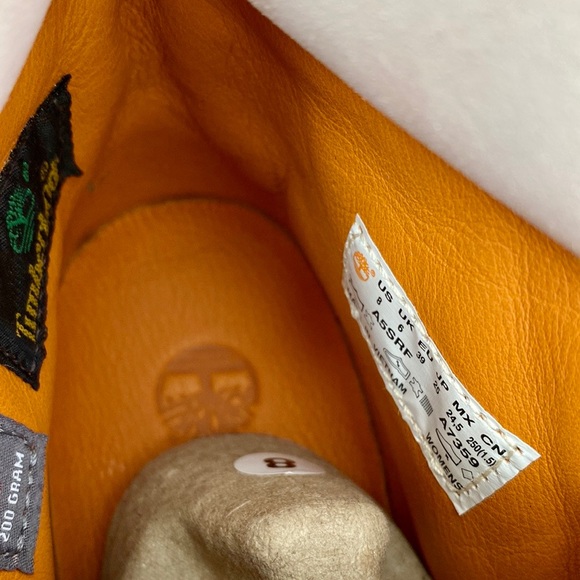 🆕🔥 TIMBERLAND® Women’s 6-Inch Premium Waterproof Boot Sz 8 M LIGHT PINK - Picture 13 of 15